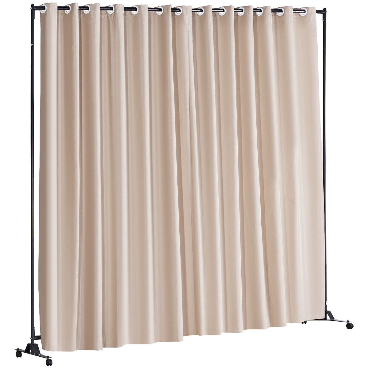 301 × 240 cm Rolling Curtain Room Divider – 2 In-Stock Colours