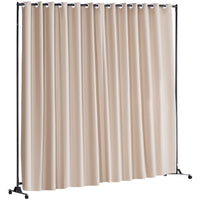 301 × 240 cm Rolling Curtain Room Divider – 2 In-Stock Colours