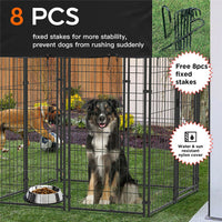 Galvanised Steel Pet Enclosure with Oxford Cover – 3 Sizes