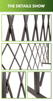 Expandable Metal Barrier Gate for Indoor or Outdoor Use
