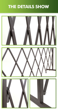 Expandable Metal Barrier Gate for Indoor or Outdoor Use