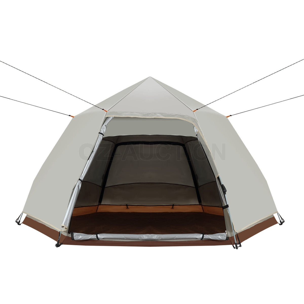 4-Person Instant Pop-Up Camping Tent with Rainfly