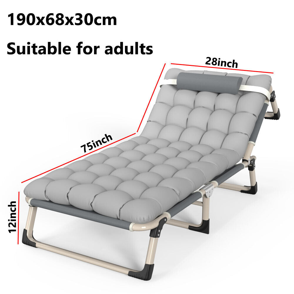 Foldable Camping Bed with Removable Mattress – 2 Sizes