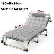 Foldable Camping Bed with Removable Mattress – 2 Sizes