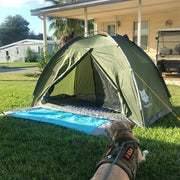 Night Cat Backpacking Tent for One 1 to 2 Persons Lightweight Waterproof Camping Hiking Tent for Adults Kids Scouts Easy Setup Single Layer 2.2x1.2m