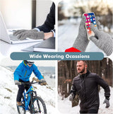 Electric Heated Gloves USB Rechargeable Touch Screen Warm Thermal Gloves Winter