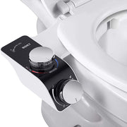 Non-Electric Dual-Nozzle Bidet Attachment – Hot & Cold Inlets