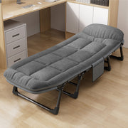 5-Position Folding Camping Lounger with Mattress – Up to 181 kg