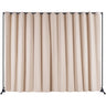 Room Divider Panel Privacy Screen Curtain Stand w/ Wheels 301 x 240cm