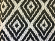 200 × 270 cm Black & White Diamond Outdoor Rug