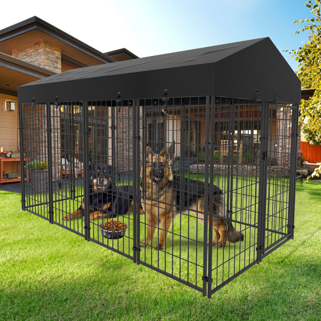 Galvanised Steel Pet Enclosure with Oxford Cover – 3 Sizes