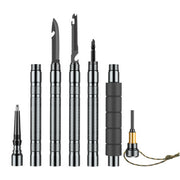 Adjustable Aluminium Trekking Pole with Compass, Whistle & Tool Tips