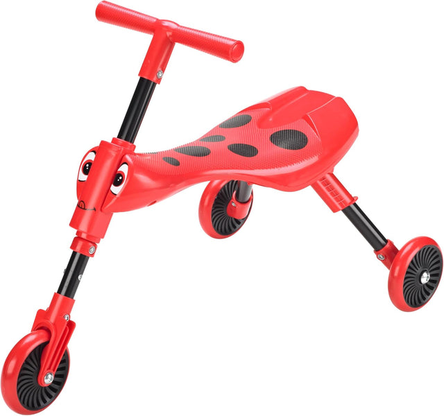 Scuttlebug Beetle red and black three-wheel ride-on tricycle