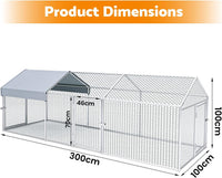 Silver metal chicken coop feature image