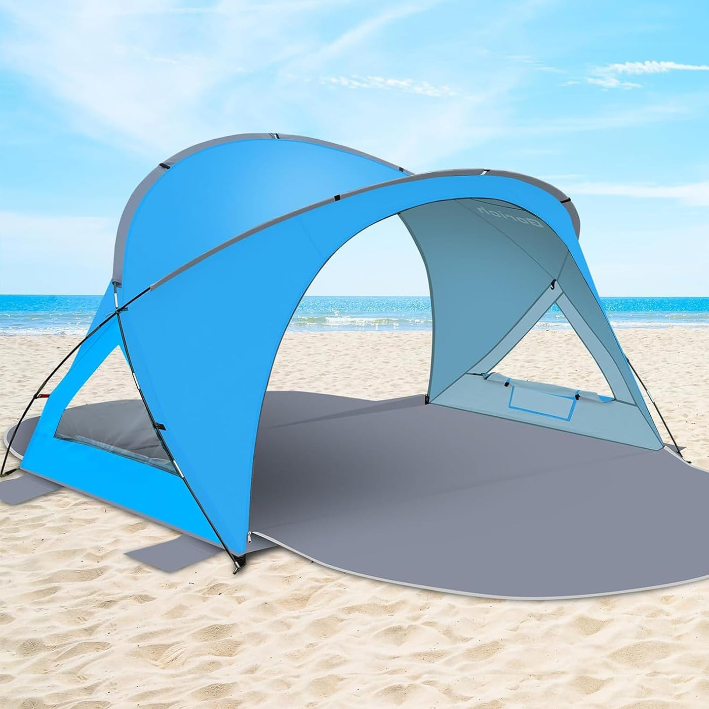 Portable Beach Tent for 3–4 People – UPF 50+