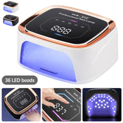 168W UV LED Nail Lamp with LCD Display & Automatic Sensor