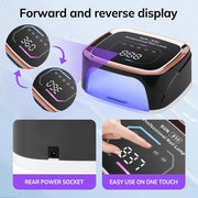 168W UV LED Nail Lamp with LCD Display & Automatic Sensor