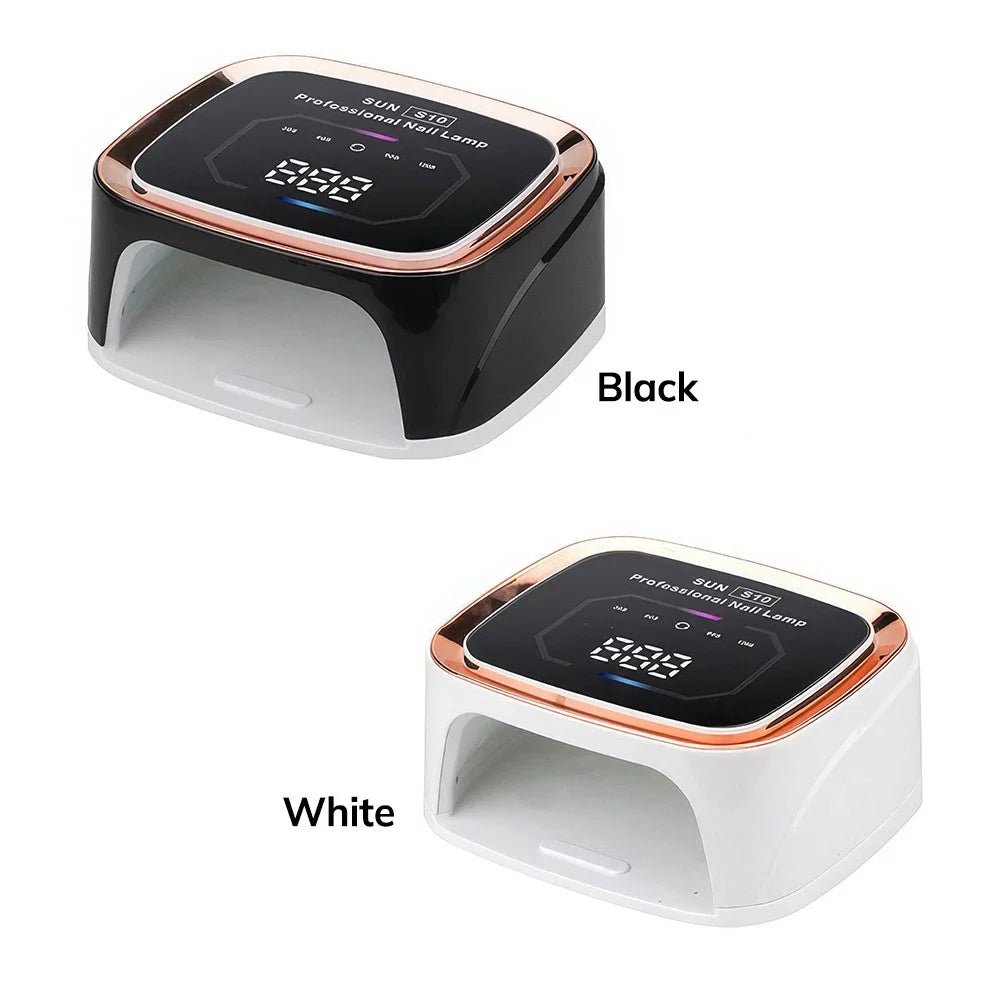 168W UV LED Nail Lamp with LCD Display & Automatic Sensor