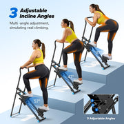 Foldable Vertical Climber Full-Body Cardio Exercise Machine