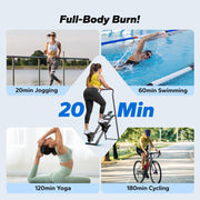 Foldable Vertical Climber Full-Body Cardio Exercise Machine
