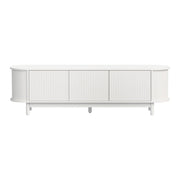 Modern 160cm TV Cabinet Entertainment Unit with 3 Doors – White