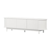 Modern 160cm TV Cabinet Entertainment Unit with 3 Doors – White