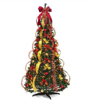 Foldable Christmas Tree with Detachable Ornaments