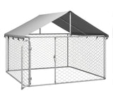 Outdoor Dog Kennel with Roof 200x200x150 cm.
