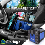 Car Trunk Organizer - Durable Storage SUV Cargo Organizer Adjustable, Blue