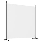 White 3-Panel Fabric Room Divider – 525 × 180cm