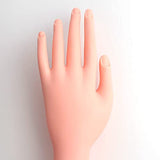 Nail Art Soft Practice Hand with Flexible Stand Desk Clamp, Beauties Factory Moveable Training Hand Trainer Practice Kit False Hands For Nail Design Practice Tool