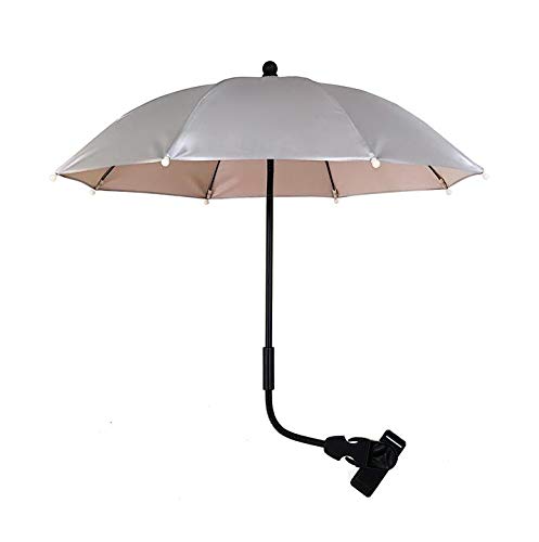 Baby Stroller Sun Protection Parasol UPF 50+ UV Protect Pushchair Sun Parasol Pink