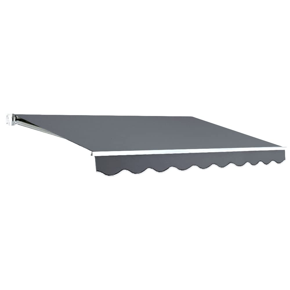 3 × 2.5 m Manual Folding-Arm Awning – Grey