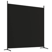 Black 3-Panel Fabric Room Divider – 525 × 180cm