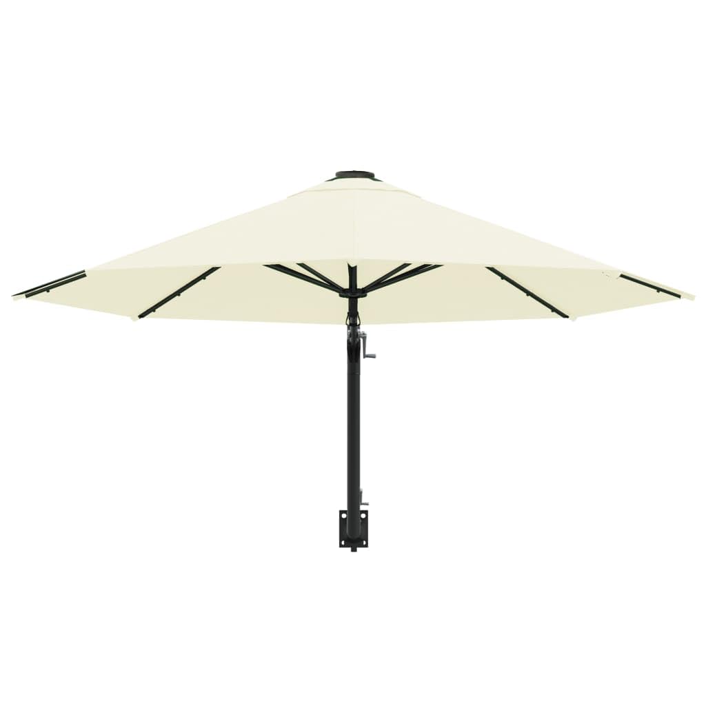 300 cm Wall-Mounted Parasol – Sand