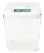 Medium Timed Locking Container – White Lid, Clear Base