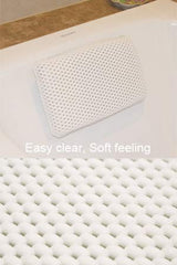 Bathtub Pillow, Neck & Back Support, Bath and Spa Head Rest Pillow with Suction Cups