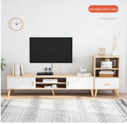 120 cm Maple TV Stand with Open Storage