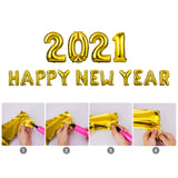 Happy New Year 2021 Balloon Decorations Set
