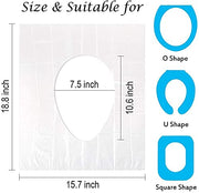 Individually Wrapped Disposable Toilet Seat Covers – 100 Pack