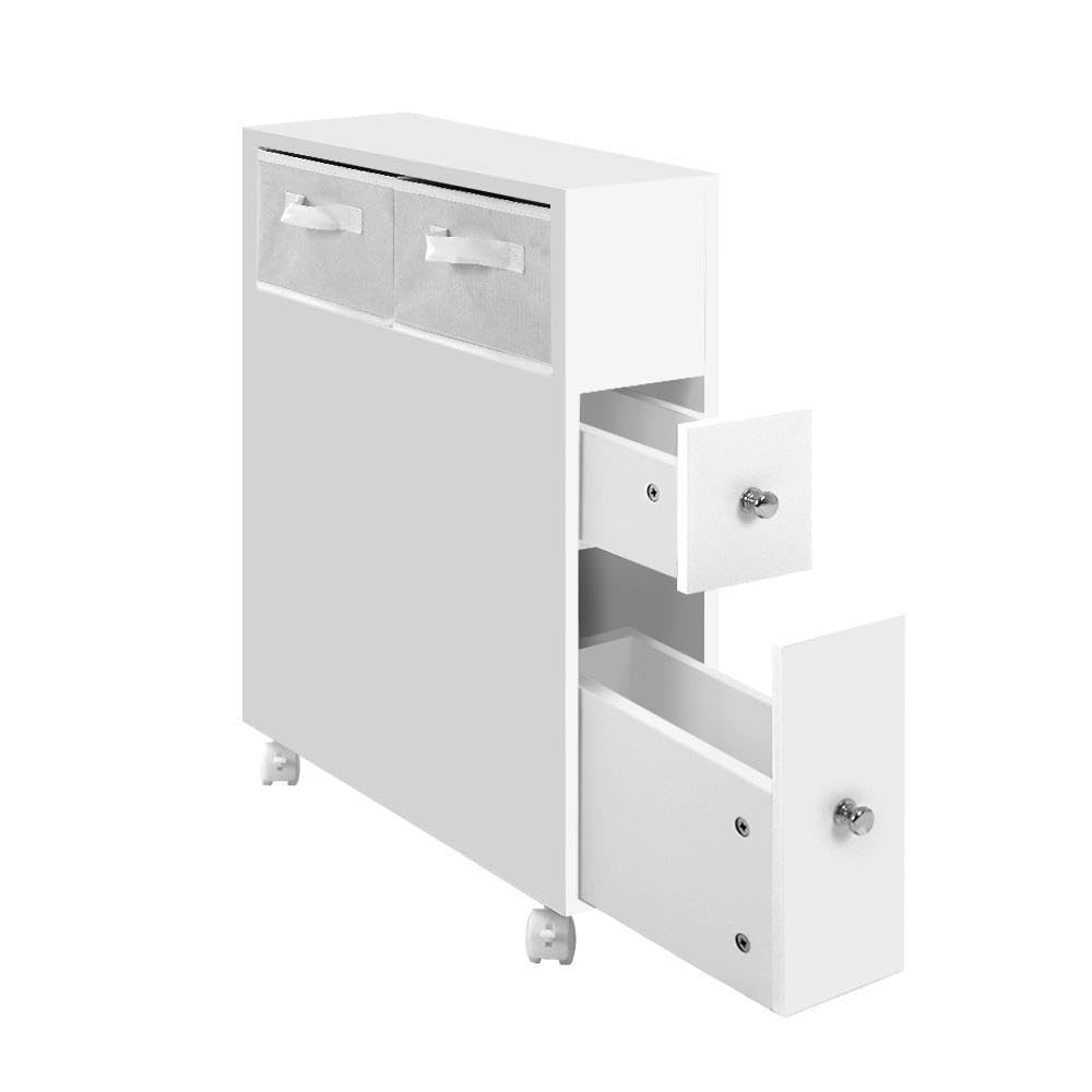 70 cm Slim Rolling Bathroom Storage Caddy