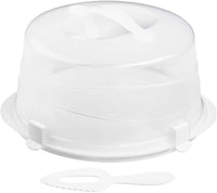 Enter Tainers Airtight Cake Carrier, Transparent