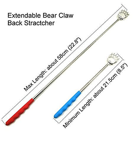 Telescopic Back Scratcher & Bottle Opener – Red/Blue 2 Pack