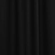 10 feet x 8 feet Polyester Backdrop Drapes Curtains Panels with Rod Pockets - Wedding Ceremony Party Home Window Decorations - Black (DRAPE-5X8-BLACK)