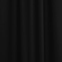 10 feet x 8 feet Polyester Backdrop Drapes Curtains Panels with Rod Pockets - Wedding Ceremony Party Home Window Decorations - Black (DRAPE-5X8-BLACK)