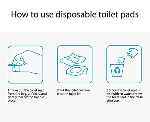 Individually Wrapped Disposable Toilet Seat Covers – 100 Pack