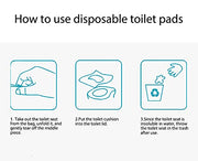 Individually Wrapped Disposable Toilet Seat Covers – 100 Pack