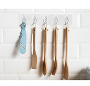 Transparent Self-Adhesive 6-Hook Rail