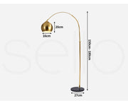 Modern LED Floor Lamp Stand Reading Light Adjustable Indoor Marble Base