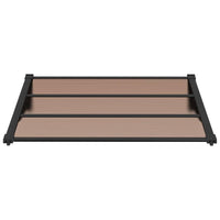 90 cm-Deep Polycarbonate Door & Window Canopy – 3 Finishes